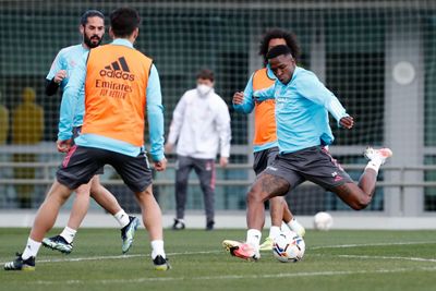 entrenamiento del real madrid