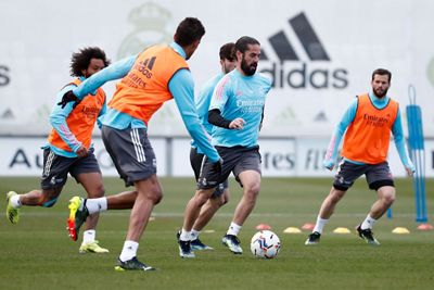 entrenamiento del real madrid