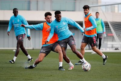 entrenamiento del real madrid