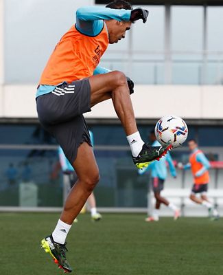 entrenamiento del real madrid