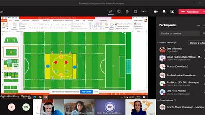 Formación online para las escuelas de fútbol y baloncesto en Manique