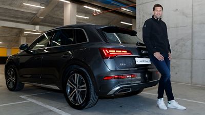 Audi entrega los vehículos oficiales a la primera plantilla de baloncesto