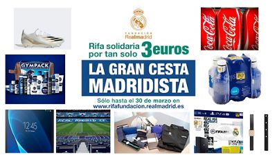Último día para participar en la rifa de la gran cesta madridista