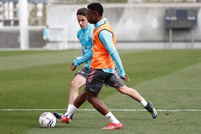 entrenamiento del real madrid
