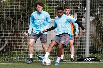 entrenamiento del real madrid