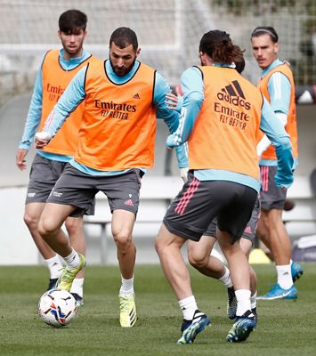 entrenamiento del real madrid