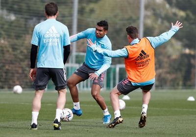 entrenamiento del real madrid