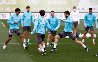 entrenamiento del real madrid