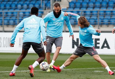 entrenamiento del real madrid