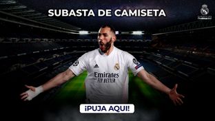 Nueva subasta benéfica de las camisetas de los jugadores del Real Madrid