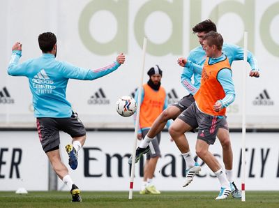 entrenamiento del real madrid