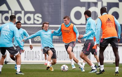 entrenamiento del real madrid