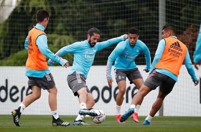 entrenamiento del real madrid