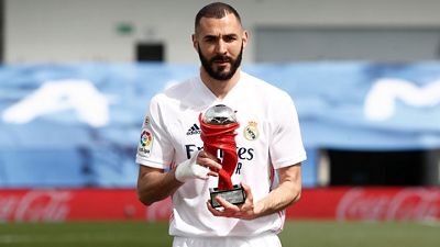 Benzema, elegido mejor jugador de LaLiga en marzo