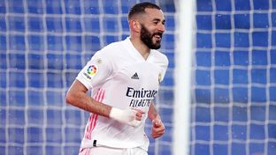 Benzema, cuarto máximo goleador del Real Madrid en Liga