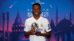 Vinicius Jr., elegido el mejor jugador del Real Madrid-Liverpool
