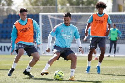entrenamiento del real madrid