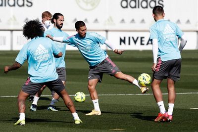 entrenamiento del real madrid