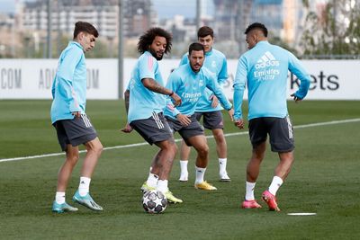 entrenamiento del real madrid