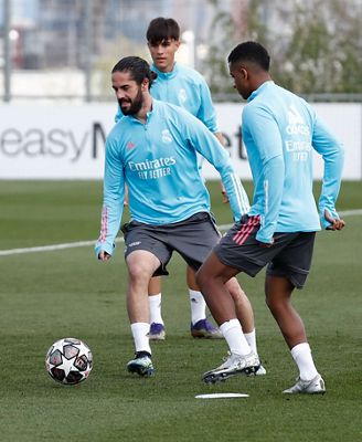 entrenamiento del real madrid