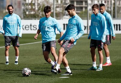 entrenamiento del real madrid