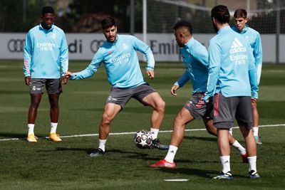 entrenamiento del real madrid