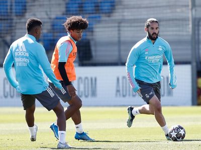 entrenamiento del real madrid