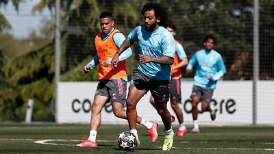 El Real Madrid sigue preparando el partido contra el Liverpool