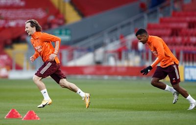 entrenamiento del real madrid en anfield