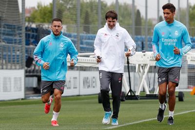 entrenamiento del real madrid