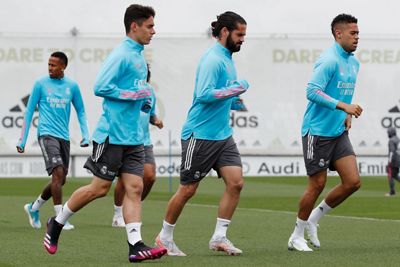 entrenamiento del real madrid