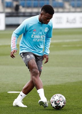 entrenamiento del real madrid