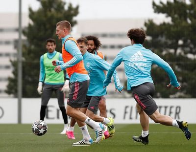 entrenamiento del real madrid