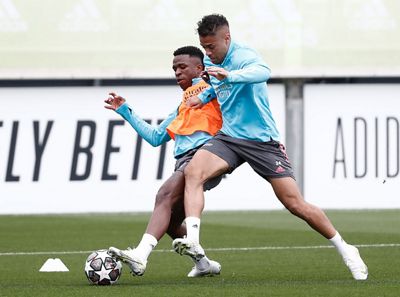 entrenamiento del real madrid