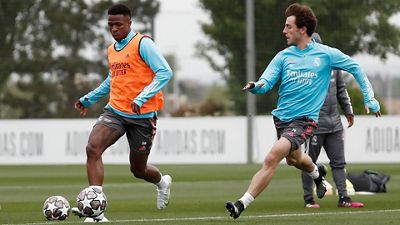 El equipo prepara el partido contra el Chelsea