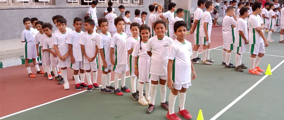 Escuela sociodeportiva de la Fundación Real Madrid en El Cairo