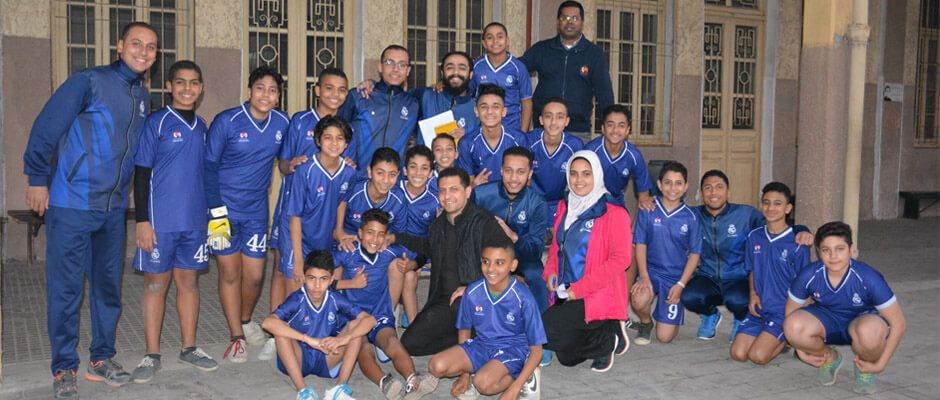 Escuela sociodeportiva de la Fundación Real Madrid en Alejandría