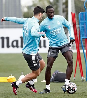 entrenamiento del real madrid