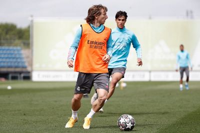 entrenamiento del real madrid
