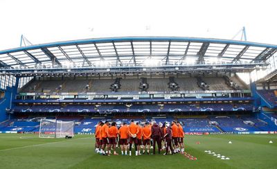 entrenamiento del real madrid en londres
