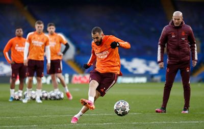 entrenamiento del real madrid en londres