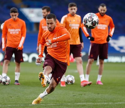 entrenamiento del real madrid en londres