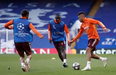 entrenamiento del real madrid en londres