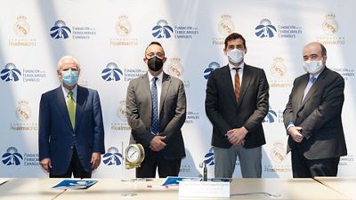 La Fundación Real Madrid y la Fundación de los Ferrocarriles Españoles firman un acuerdo de colaboración