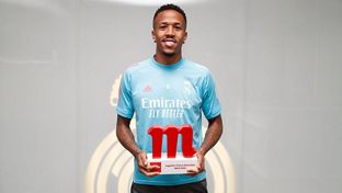 Militão, Jugador Cinco Estrellas Mahou de abril