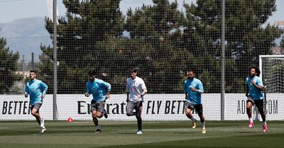 entrenamiento del real madrid