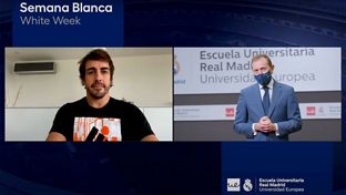 Fernando Alonso inaugura la Semana Blanca de la Escuela Universitaria Real Madrid Universidad Europea