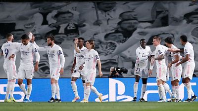 Los goleadores del Real Madrid esta temporada