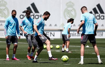 entrenamiento del real madrid