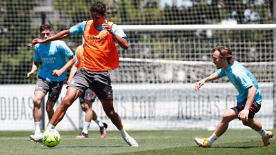 El equipo prepara el partido contra el Villarreal